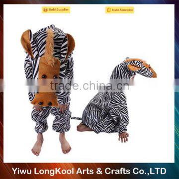 Wholesale halloween popular zebra mascot costume kids animal costume