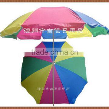 PBYG-180P colorful promotion polyester beach umbrella