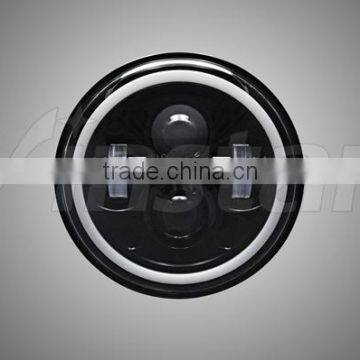 7Inch Round LED Headlights Halo Angle Eyes For Jeep Wrangler LED Driving Light LED High Beam Low Beam Offroad Lighting for Jeep Quality Choice photo-4