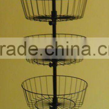 Practical Metal Wire Counter Rotating Basket Rack With Good Quality photo-6