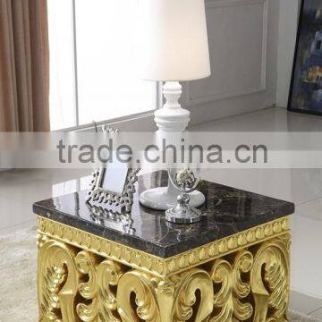 Hand Carved New Classic Gloden Foil Livingroom Furniture Fabric Sofa Sets AL187 photo-6