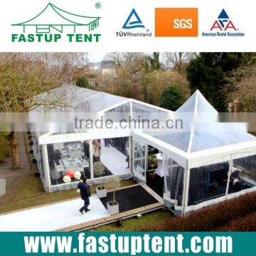 Transparent wedding party tent with aluminum alloy frame and pvd fabric waterproof