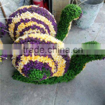 Latest lifelike Handmade animal decoration artificial topiary animal for decoration