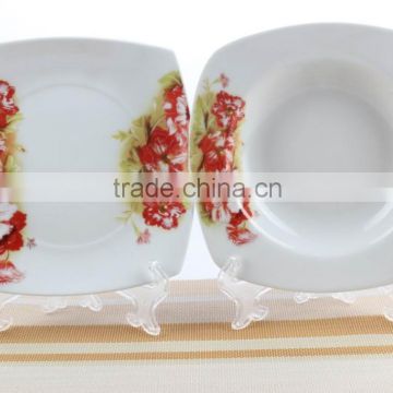 Wholesale white fine porcelain spanish style dinner set kitchen wares