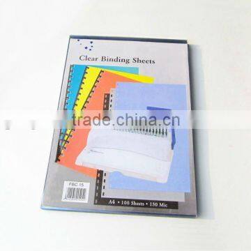 Color PVC binding cover