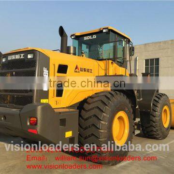 6ton SDLG wheel loader, ,china wheel loader LG968 /lg968F for sale