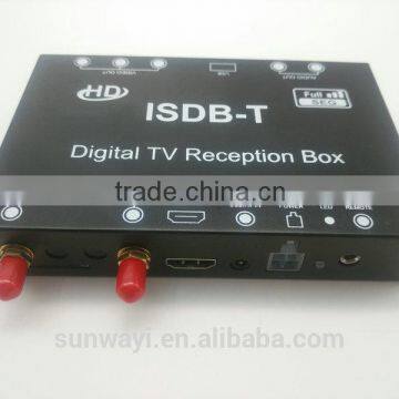 High speed car satellite receiver Full seg digital car TV receiver ISDB-T for South Amermica