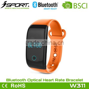 OLED Display Smart Bluetooth Heart Rate Pulse Monitor with Pedometer