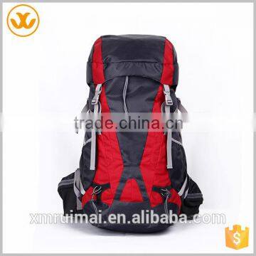 Red black oxford hiking new arrival breathable durable china backpack