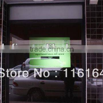 dark grey color rear projection film,holographic Projection screen,The Window Display is very easy to install in shop windows