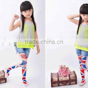 2015 Wholesale cute wthite children cotton spring pantyhose