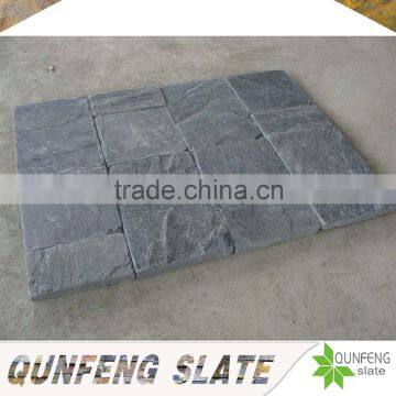 hot sale erosion resistance antacid natural black tumbled stone slate paving stone mold