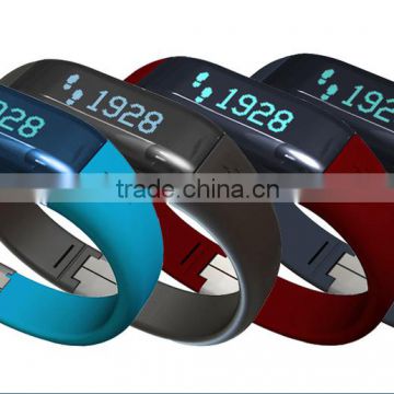 Hot selling silicone smart bracelet kids pedometer watch