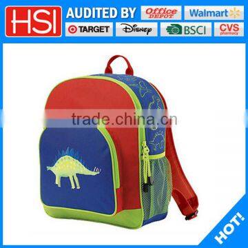 stationery polyester printing dinosaur school bag