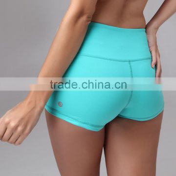 Womens yoga short for running and working out wholesale OEM or ODM gym shorts