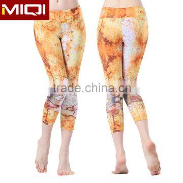 Hot Sale Fitness Sports Tights Sealmess Brazilian Colorful Yoga Pants Capri Pants For Women