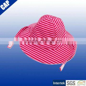 Fancy stripe design cheap price bucket hat