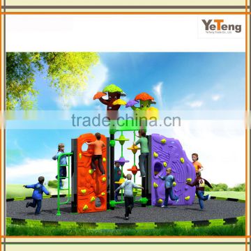 children outdoor plastic kids rock climbing wall playground