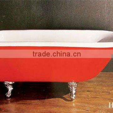 Classical casting enamel bathtub