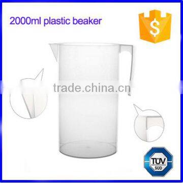 2000ml Laboratory Plastic Measuring Beaker for Chemical Lab Instrument photo-4