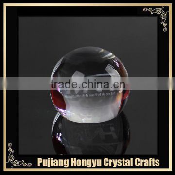 blank crystal ball for laser engraving