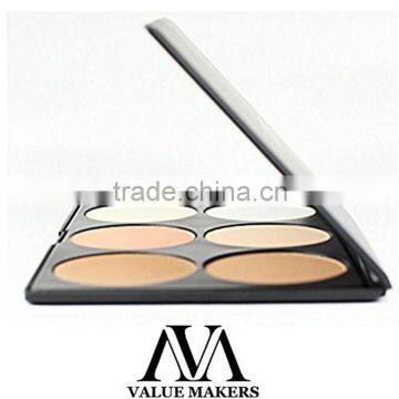 Face Powder Foundation Palette,silky Mineral Powder for Face Makeup Pressed Powder photo-5