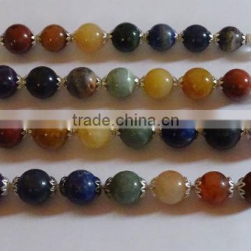 Chakra Ball Healing wands with crystal Point : Wholesale Gemstone Healing wands