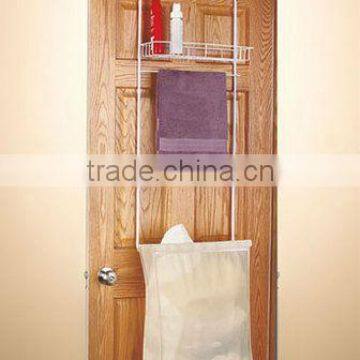 OVER THE DOOR HAMPER AND TOWEL BAR