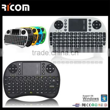 2.4g air mouse for android tv box,Air mouse Keyboard with Touch pad,air mouse remote control--T2--Shenzhen Ricom