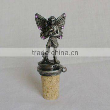 2013 metal fairy wine bottle stopper