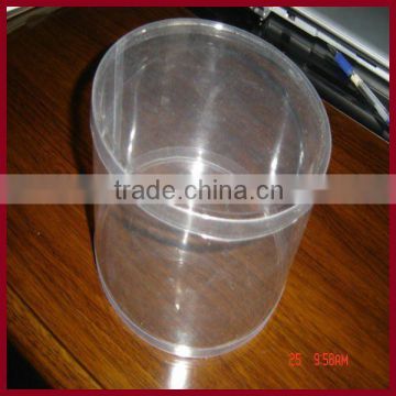 pvc/PET round can plastic box