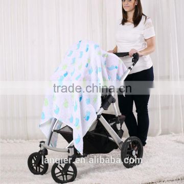 Soft 100% muslin cotton baby blanket factory