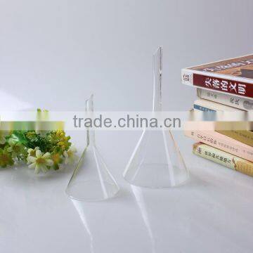 Super clear heat resistant pyrex glass funnel for perfume/powder/home daily use cooking funnel