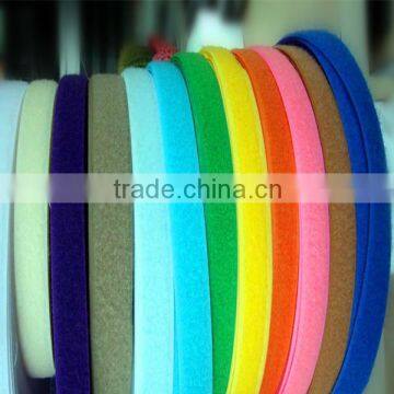 hook and loop tape/ hook loop fastener tape/polyester and nylon quality tape