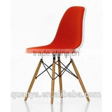 Popular chair design dsw Chair with fabric and PU leather for living room chairs