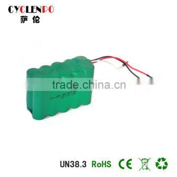high quality nimh battery pack 12v AA1600Mah for sweep robot/mopping robot