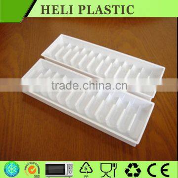 Disposable surgical vial medical plastic tray