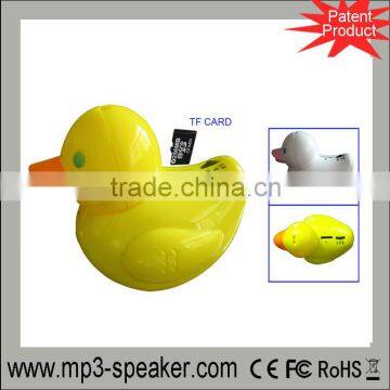 mini duck speaker with memory card with sd card slot