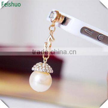 Alibaba china best sell crystal earphone dust plugs