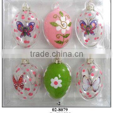 (02-8079)colourful Glass Eggs for Easter Gift