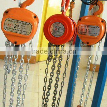 Manual chain pulley block