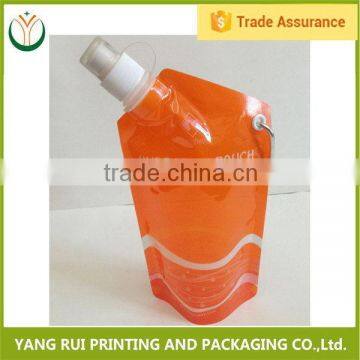 China products Green Packaging Optional aluminum nozzle spout bag,drink pouch with spout packaging