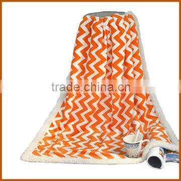 100% Polyester Knitting Berber Fleece Blanket In China