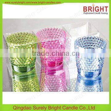 Red Glass Votive Candle Holders Wholesale