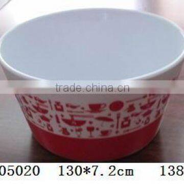 Melamine nice design color printing candy bowl