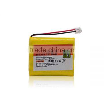 High quality 3.7V 600mAh cordless phone Nicd battery