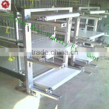 H type q235 galvanized steel automatic battery cage for rearing pullets