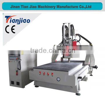 Automatic wood working carving machine cnc router Machine with Panasonic servo motor TJ1325AT-R