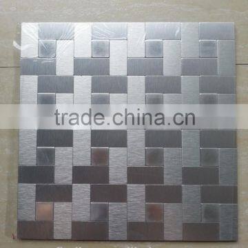 OEM ACP Mosaic Decoration Panel Tightly Spaced Aluminium Mosaic Tile