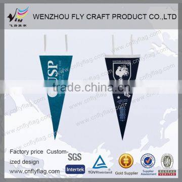 triangular felt flag with all kinds brands for promotion